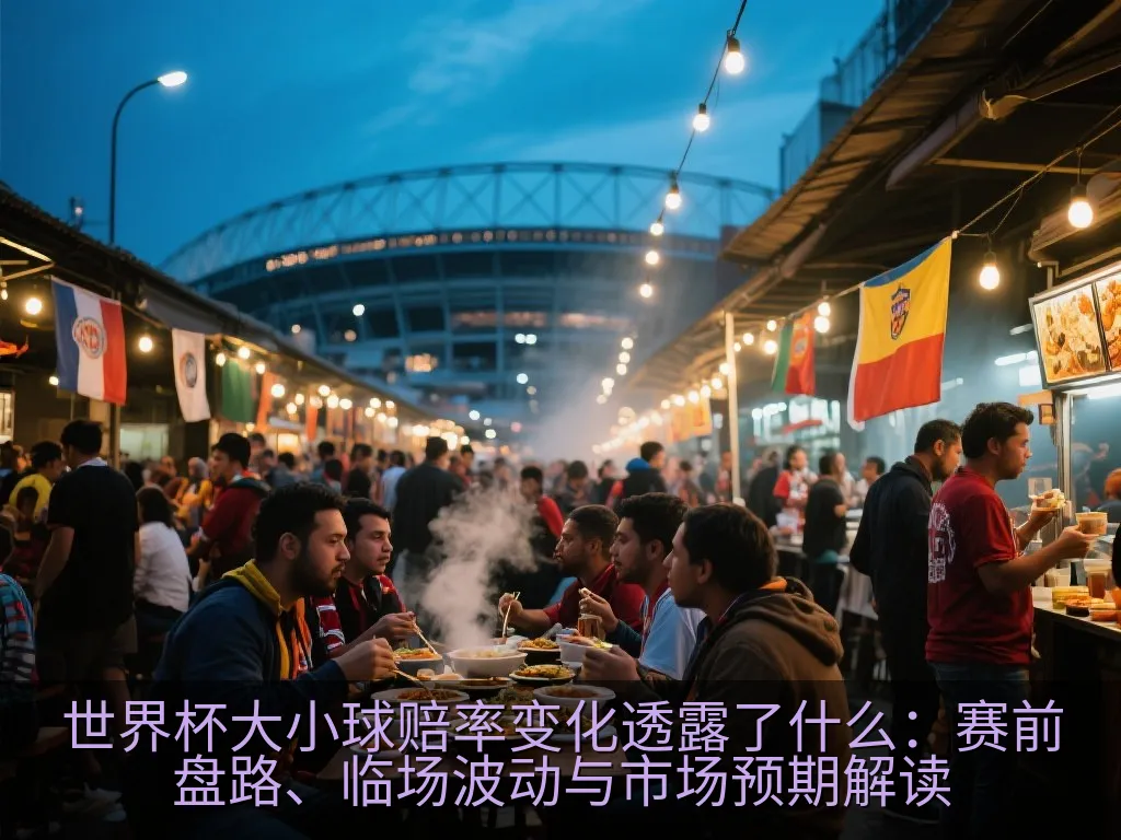 世界杯大小球赔率变化透露了什么：赛前盘路、临场波动与市场预期解读