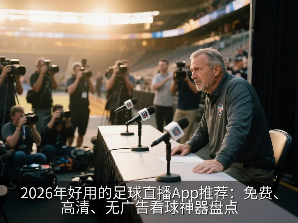 2026年好用的足球直播App推荐：免费、高清、无广告看球神器盘点